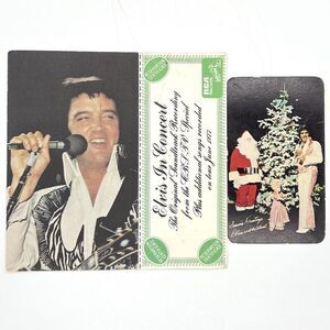 Elvis Presley In Concert 1977 Reservation Certificate +1978 Calendar RCA Records